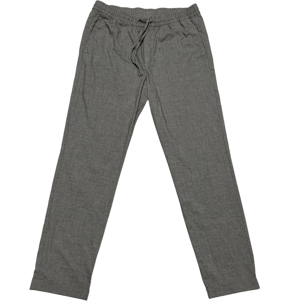 H&M Mens Slim Fit Grey Drawstring Trousers Pants Size Medium